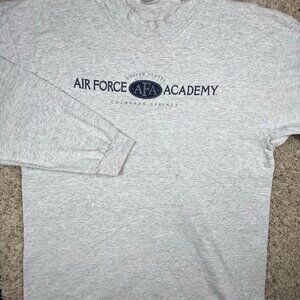 VTG USA Air Force Academy AFA U.S. Colorado Springs Lightweight Sweatshirt Mock